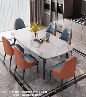 Italian Unique Executive Dining Tables With 6 Chairs
