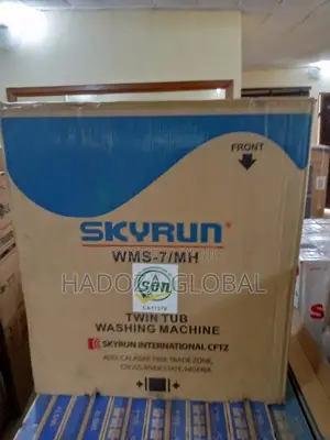 Skyrun 7kg Manual Washing Machine-Wash and Spin,Top Loader