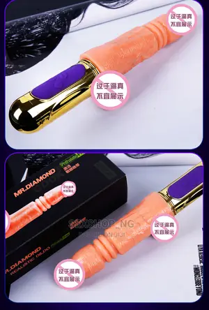 Rechargeable Extra Power Thrusting Dildo Vibrator