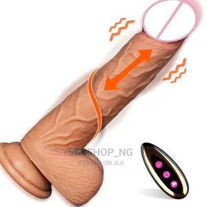 Thrusting and Rotating Rechargeable Realistic Dildo Vibrator