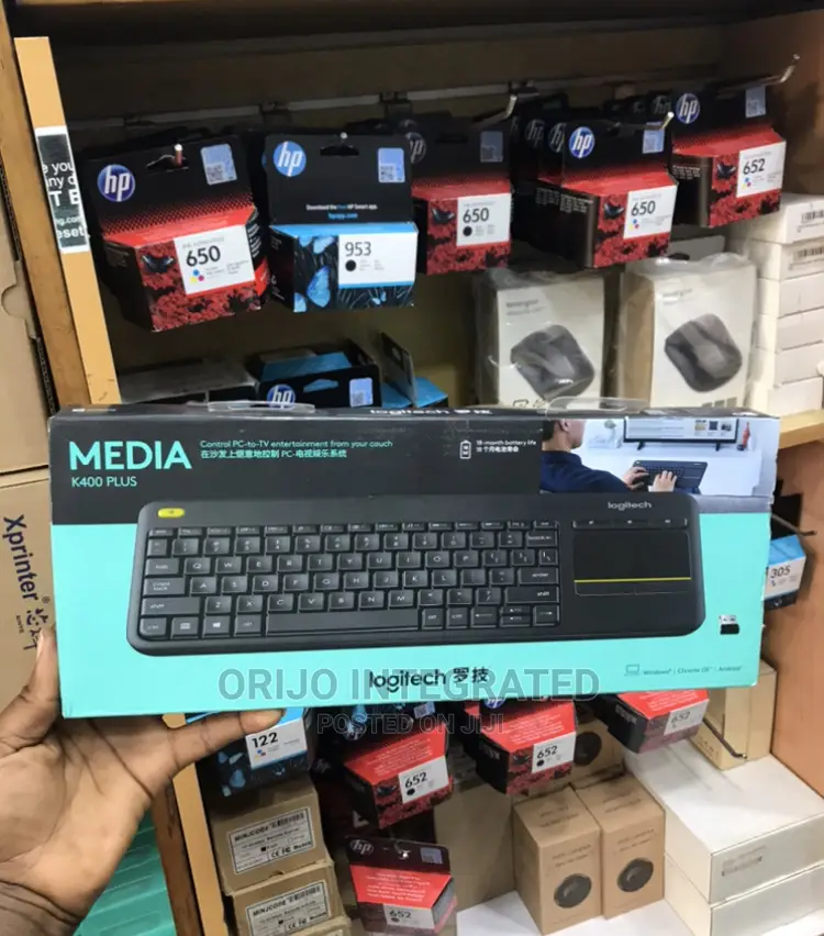 Logitech Plus Wireless Keyboard With Built-in Touchpad