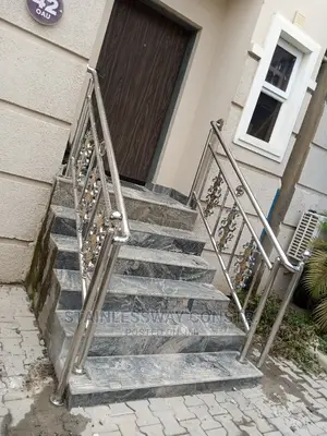 Stainless Railing Designed Combing Flower