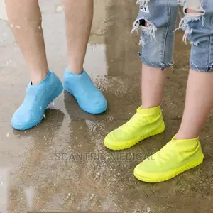 Portable Silicone Waterproof Rain Shoe Covers Unisex Outdoor