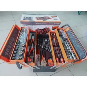 85pieces Tool Set With Metal Box 5 Tier Cantii-Lever