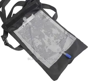 Bag Holder With Long Catheter Tube Cover and Adjustable Shou