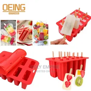 10 Hole Silicone Ice Cream Mold