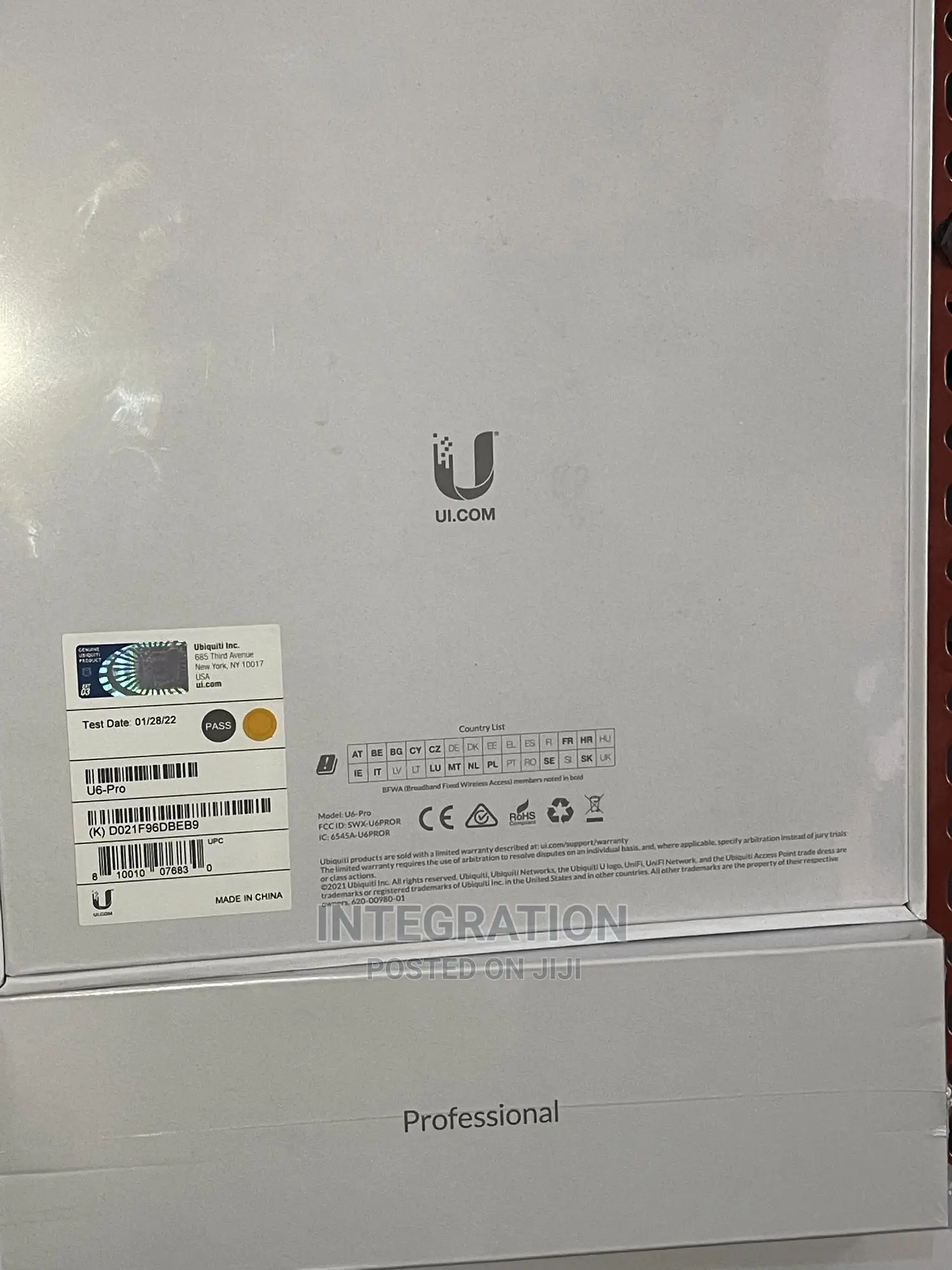 Ubiquiti U6-Pro Wifi6 Access Point