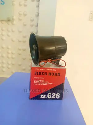 High Impact Safety Siren Alarm With Wire