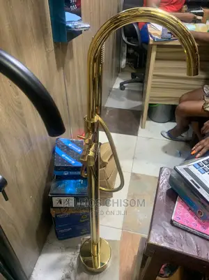 Standing Mixer Tap Gold