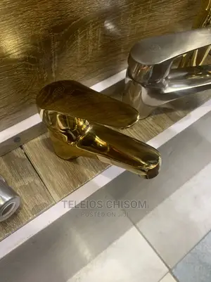 Gold Basin Mixer Tap
