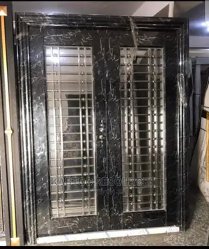 Marble Stainless Glass Door