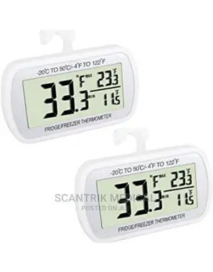 Digital Thermometer for Fridge, Timer, Temperature Gauge