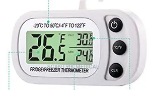 Fridge Freezer Electronic Temperature Gauge Home Kitchen