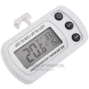 Portable Freezer Fridge Thermometer LCD Temperature Monitor