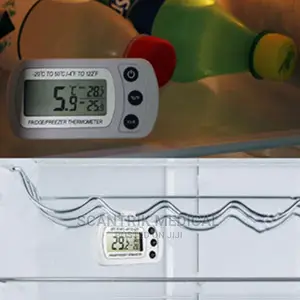 Digital Hanging Freezer Fridge Thermometer LCD Temperature