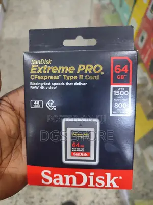 Sandisk 64GB Extreme Pro Cfexpress Type B Memory Card