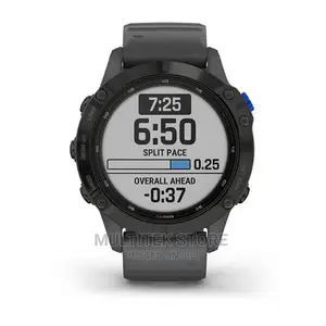 Fenix 6 - Pro Solar Edition Black With Slate Grey Band