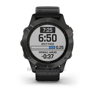 Fenix 6 Sapphire - Carbon Gray DLC With Black Band