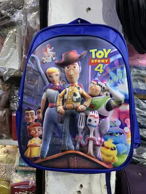 Medium Size Cartoon Character Blue Size Children School Bag