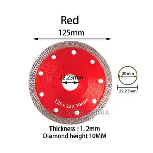 125mm Mesh Wave Diamond Cutting Disc Blade for Tile Marble