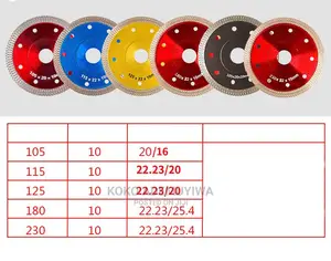 230mm Mesh Wave Diamond Cutting Disc Blade for Tile Marble