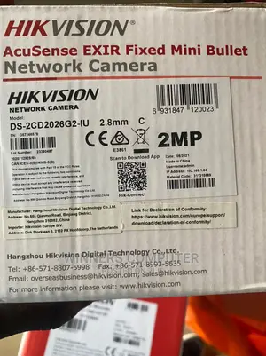 Hikvision 2mp Acusense Camera