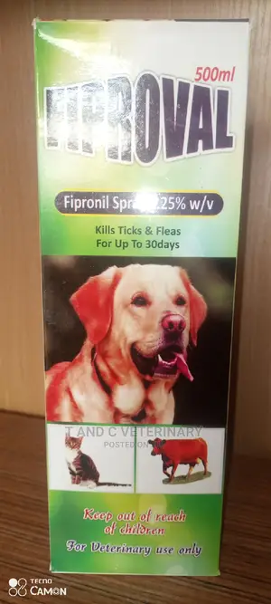 Fiproval Tick Spray for Pets Cats and Dogs 200ml