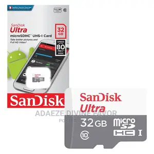 Sandisk 32GB Microsdhc UHS-I Memory Card