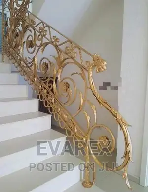 Royal Gold Luxury Wrought Iron Hand Rail