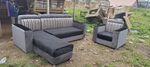 L Shape Fabric Sofa by Blackdiamond Furniture and Interior