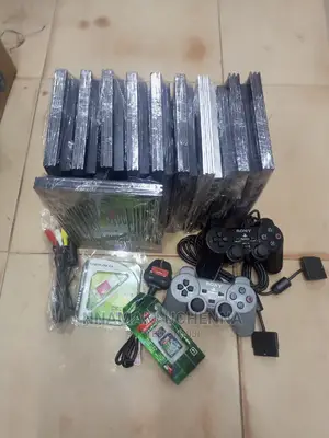 Slim Playstation 2 With 10 New Games