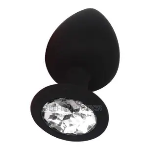 Anal Plug Black Silicone Based Butt Anal Beads