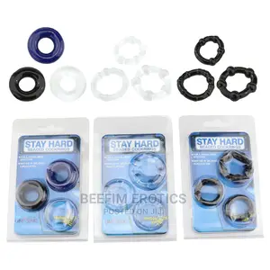 Penis Ring Silicone 3 in 1 Cock Ring