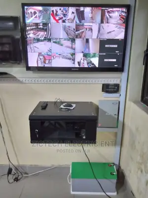 16 Channels DVR With 5MP Cameras and Accessories