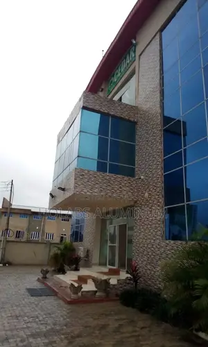 Transom Windows Partition Front View Building