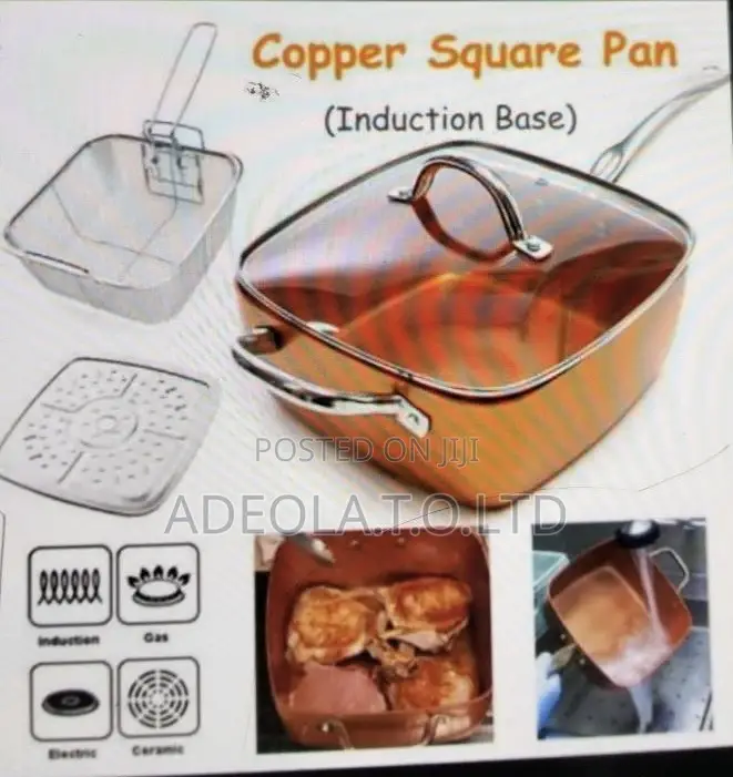 Copper Square Pan