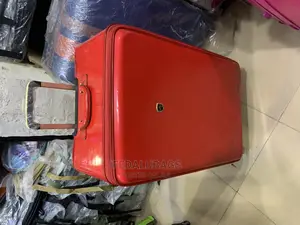 Big Size Imported Red Glossy Skin Traveling Luggage