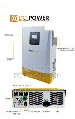 5kva SMKSOLAR Hybrid Inverter With 100A MPPT