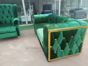 Green Set of Sofas