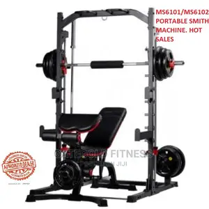 Ms6101/Ms6102 Smith Machine With Utility Bench + 40kg Weight