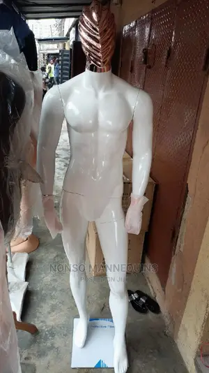 Full Male White Rosengold Mannequin Display