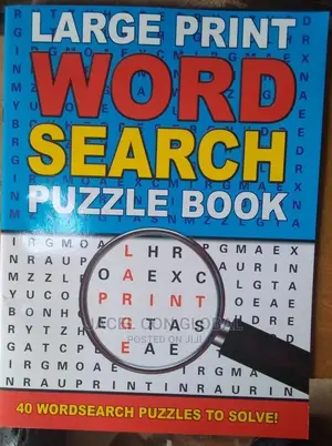 Word Search Puzzle Book (40 Puzzles)