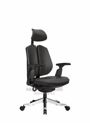 Black Ergonomic Leather Chair
