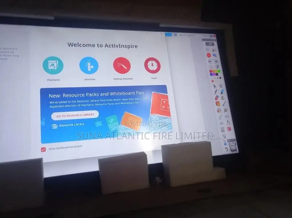 Promethean Interactive Flat Panel Display,Touch 70"