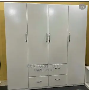 Durable and Classy 5ft by 6ft White Wardrobe
