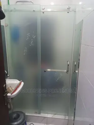 Full Frosted Sliding Shower Glass