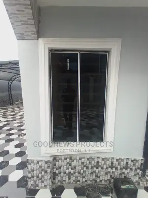Aluminium Frameless Window With Burglary and Net