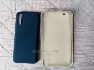 Huawei Y8P Silicon Back Case -Blue