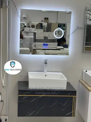 Basin Cabinet With LED Mirror