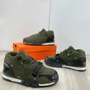 New Travis Scott X Nike Air Trainer 01_“ / Army GRN /•